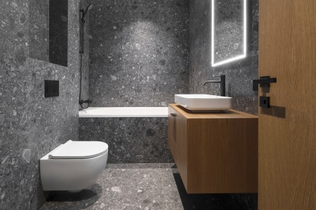 Granit în baie
